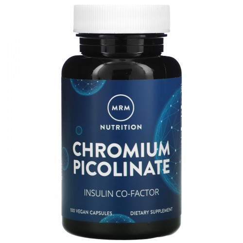 MRM Nutrition, Nutrition, пиколинат хрома, 200 мкг, 100 веганских капсул MRM Nutrition, Nutrition, пиколинат хрома, 200 мкг, 100 веганских капсул